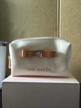 Ted Baker Pink Bow Cosmetic Bag